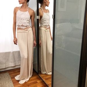 Miguelina lace halter top XS